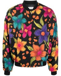 Saint Laurent - Teddy Fleurs Crepe Jacket - Lyst