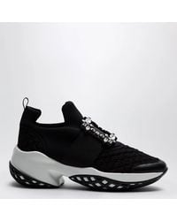 Roger Vivier - Viv Run Strass Buckle Sneakers - Lyst