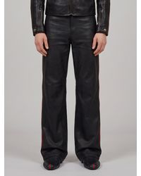 Gucci - Coated Cotton Denim Twill Pants With Web - Lyst
