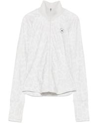 adidas By Stella McCartney - Logo Zipped Sweatshirt - Lyst