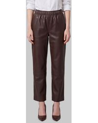 PARIENTE - Sarah Leather Pants - Lyst