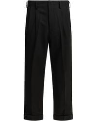 A.PRESSE - Wool Rayon Tailored Pants - Lyst