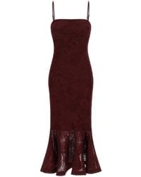ROTATE BIRGER CHRISTENSEN - Rotate Birger Christensen 'Flower Mesh Flounce' Dress - Lyst