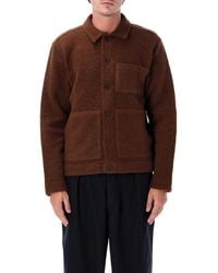 Universal Works - Wool Fleece Jacket - Lyst