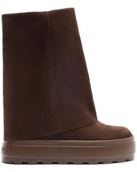 Casadei - Double-Face Leather Boots - Lyst