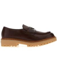 Prada - Leather Loafers - Lyst