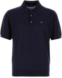 Prada - Wool Polo Shirt - Lyst