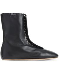 Celine - Lace-Up Boot - Lyst