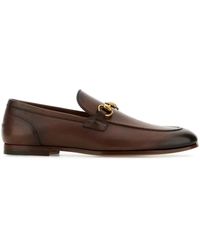 Gucci - Two-Tone Leather Loafers - Lyst