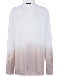 Maria Calderara - Shaded Cotton Muslin Shirt - Lyst