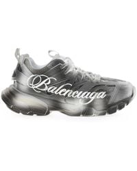 Balenciaga - Track Stencil Logo-Detail Sneakers - Lyst