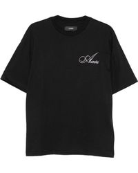 Amiri - Cryst Script Logo Lj Skate Tee - Lyst