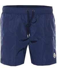 Moncler - Logo Swimshorts - Lyst