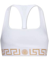 Versace - Greca Border Triangle Bra - Lyst