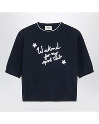 Weekend by Maxmara - Boxy Denim Cotton Shirt - Lyst