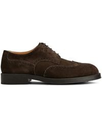 Tod's - Suede Derby Shoes - Lyst
