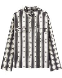 Palm Angels - Metal Frame Stripes Overshirt - Lyst