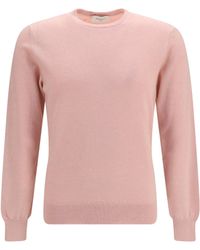 Piacenza Cashmere - Cashmere Crewneck Sweater Kashmir/Capra Hircus - Lyst