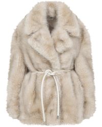 Max Mara - Rosaria Faux Fur Coat - Lyst