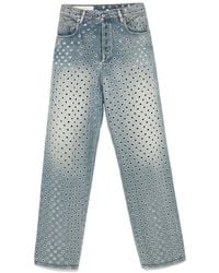 Golden Goose - Journey W's Pant Kim Sand Wash All Over Eyelet - Lyst