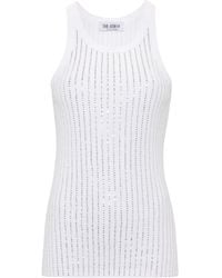 The Attico - Ribbed Jersey Tank - Lyst