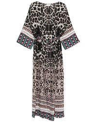 Pierre Louis Mascia - Printed Silk Dress - Lyst