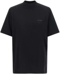 The Attico - Mock-Neck T-Shirt - Lyst