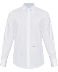 DSquared² - Button-Up Cotton Shirt - Lyst
