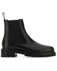 Off-White c/o Virgil Abloh - Combat Chelsea Boots - Lyst