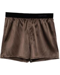 Tom Ford - Satin Shorts - Lyst