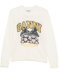 Ganni - Wool Sweater - Lyst