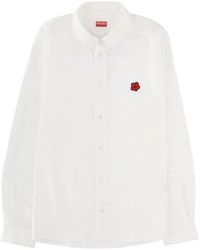 KENZO - Boke Flower Cotton Shirt - Lyst