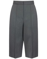 Elisabetta Franchi - Wool Bermuda Shorts - Lyst
