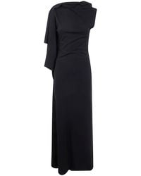 Sportmax - Long Asymmetrical 'Nicchia' Dress - Lyst