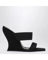 Alaïa - Suede Wedge Sandals - Lyst