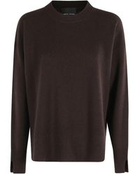 Roberto Collina - Wool And Cashmere Crewneck Sweater - Lyst