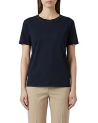 Fabiana Filippi - Jersey T-Shirt With Luminous Thread - Lyst