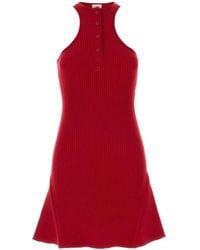 Courreges - Scuba Rib Knit Dress - Lyst