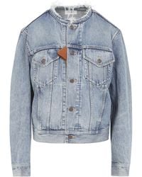 Celine - Clear Waterfall Trucker Jacket - Lyst
