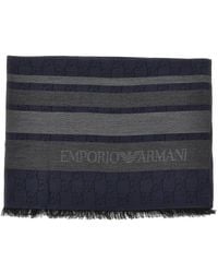 Emporio Armani - Viscose And Modal-Blend Scarf - Lyst