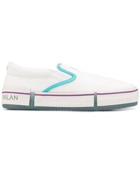 Marcelo Burlon - Cross Vulcanized Slip-On Sneakers - Lyst