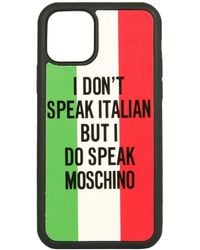 Moschino - Iphone 11 Pro Italian Slogan Cover - Lyst