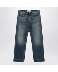 Valentino - Washed Denim Jeans - Lyst