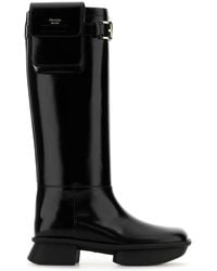 Prada - Leather Boots - Lyst