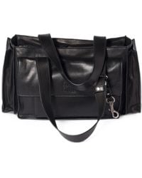 Miu Miu - Utilitaire Pocket Leather Tote Bag - Lyst