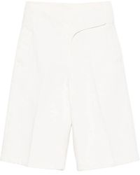 Ami Paris - Cotton Bermuda Shorts - Lyst