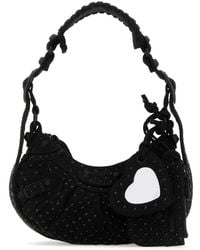 Balenciaga - Mini Rhinestone Crossbody Handbag - Lyst