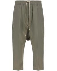 Rick Owens - 'Drawstring Cropped' Pants - Lyst