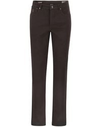 Brunello Cucinelli - Garment-Dyed Five-Pocket Cotton Trousers - Lyst