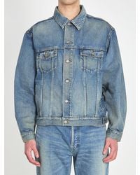 Saint Laurent - Denim Trucker Jacket - Lyst